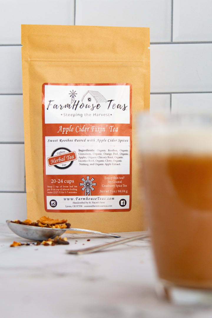 Apple Cider Fixin Organic Loose Leaf Tea | Seasonal - Farmhouse Teas