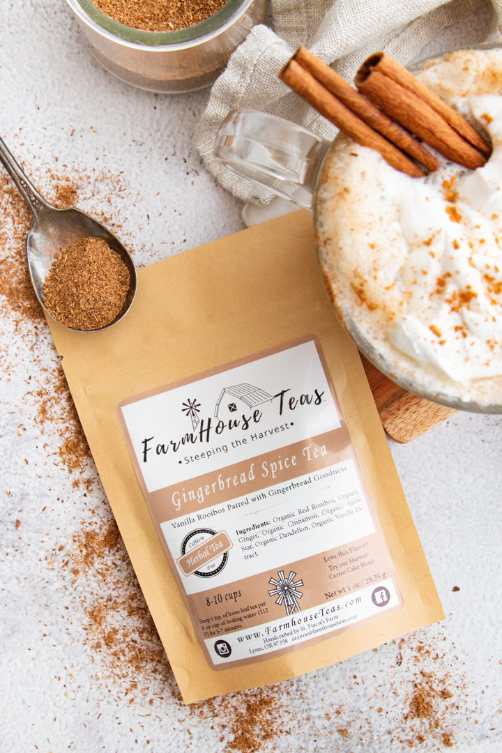 Gingerbread Spice | Herbal Organic Loose Leaf Tea - Farmhouse Teas