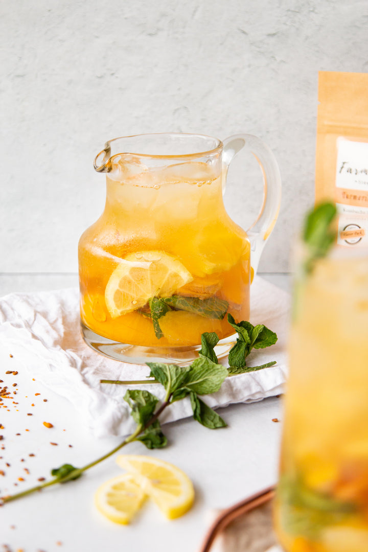 Turmeric Ginger Peach | Kombucha Flavoring - Farmhouse Teas