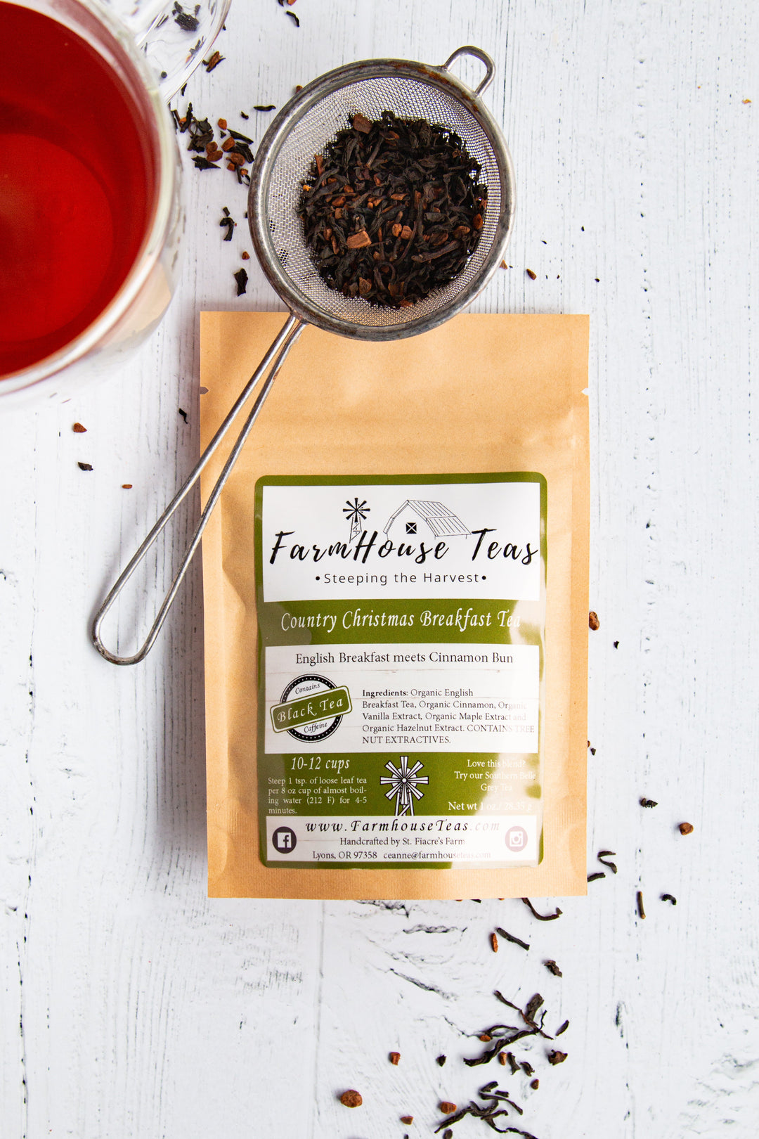 Country Christmas Breakfast Organic Loose Leaf Tea | SEASONAL - Farmhouse Teas