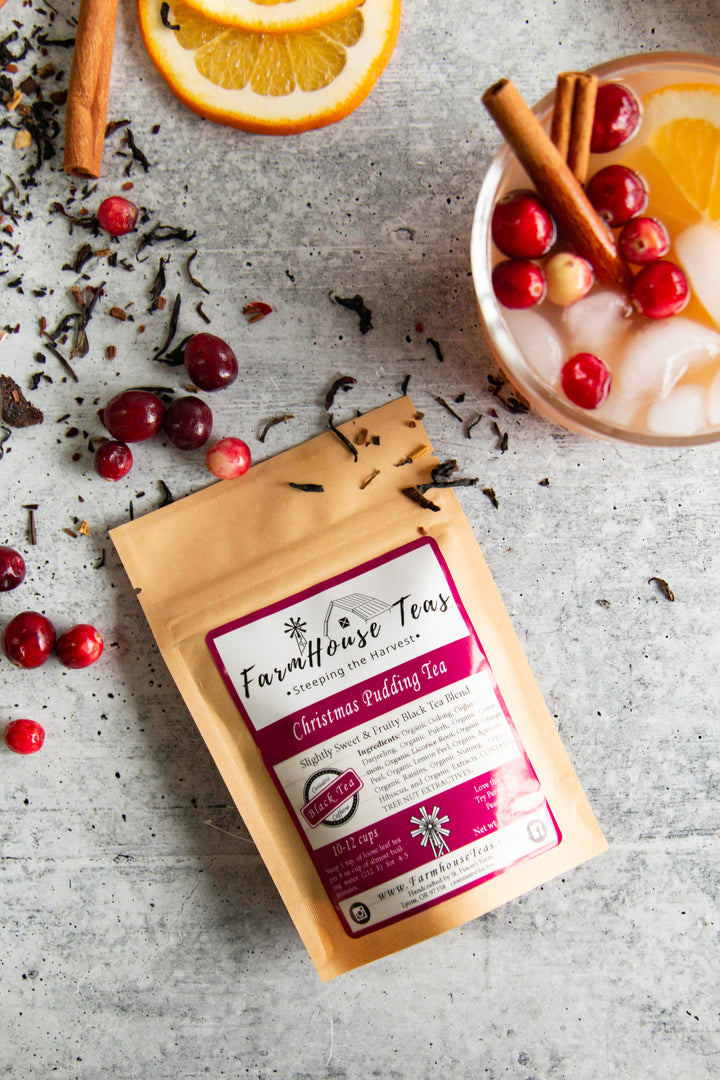 Christmas Pudding Organic Loose Leaf Tea | SEASONAL - Farmhouse Teas