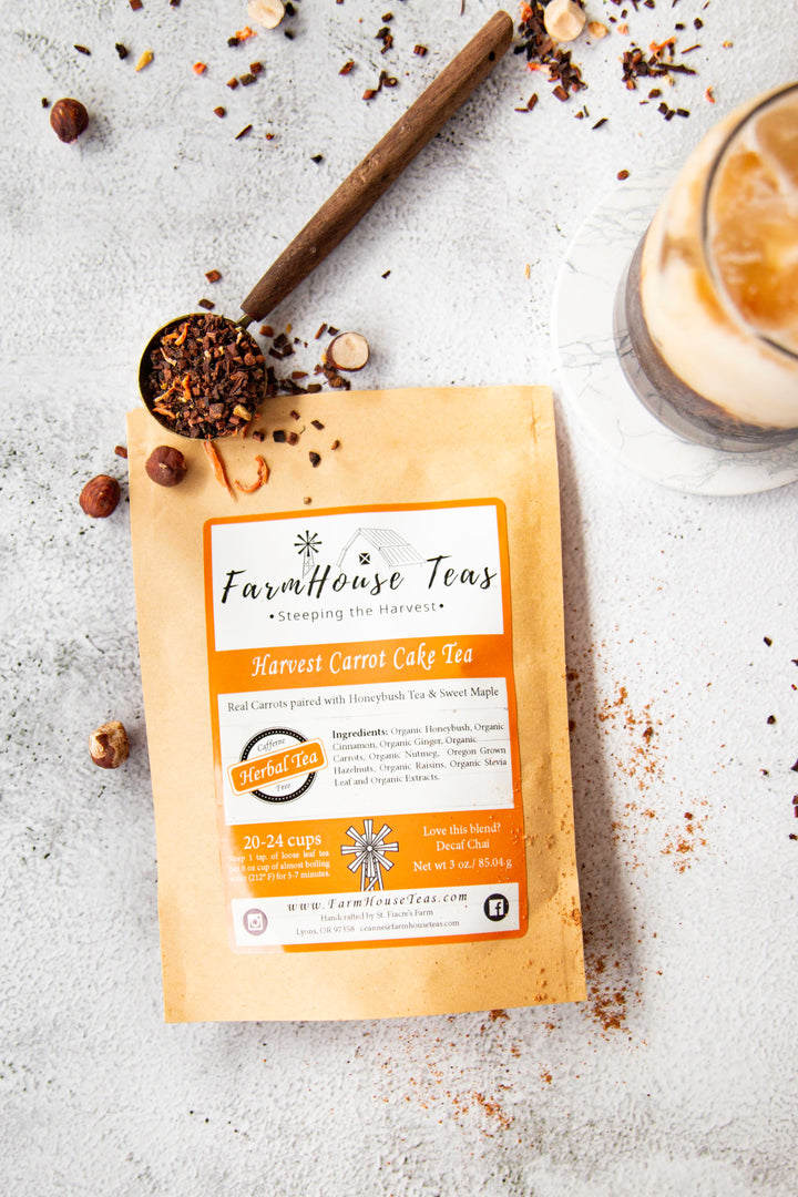 Harvest Carrot Cake Organic Loose Leaf Tea - Farmhouse Teas