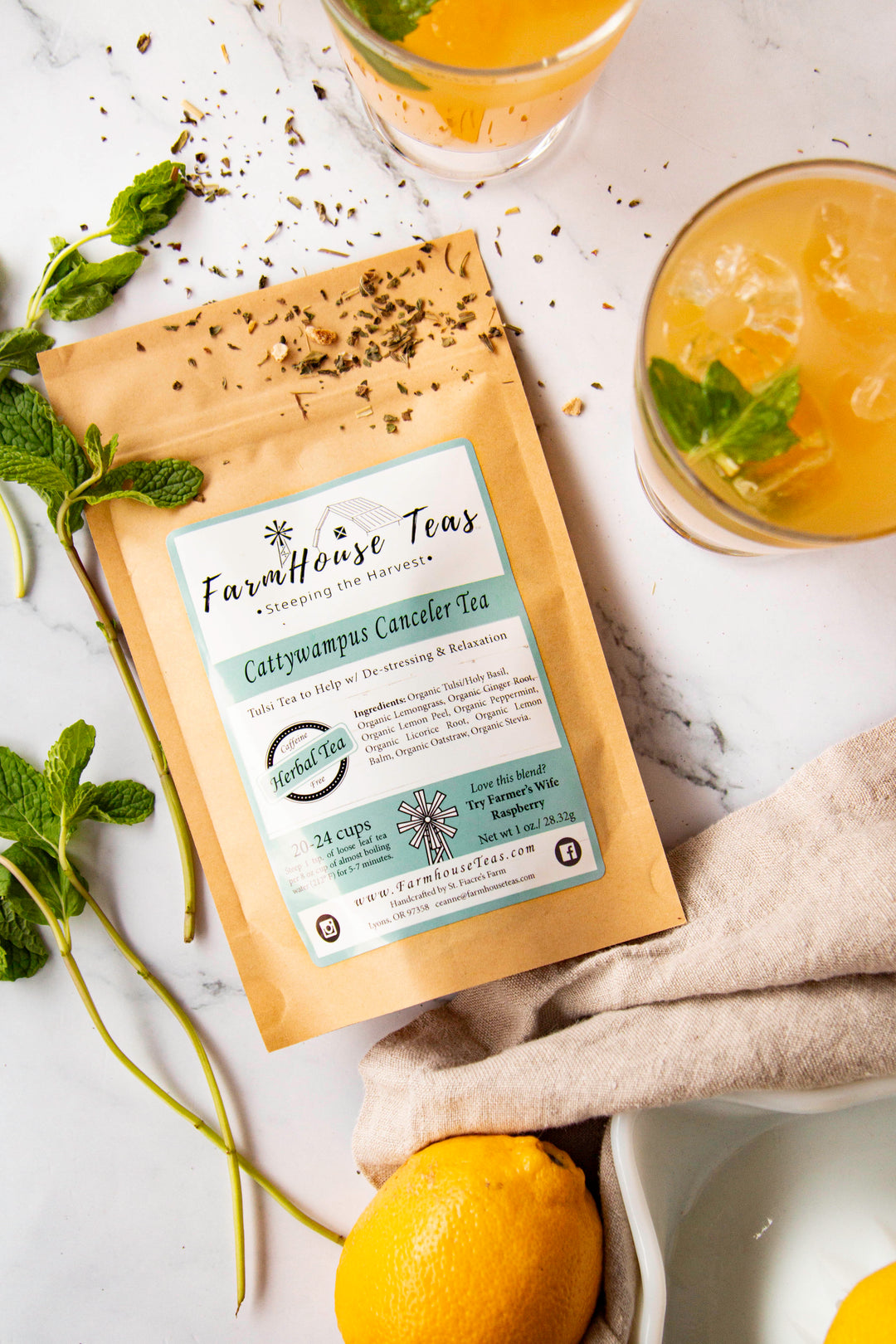 Cattywampus Canceler Organic Loose Leaf Tea - Farmhouse Teas