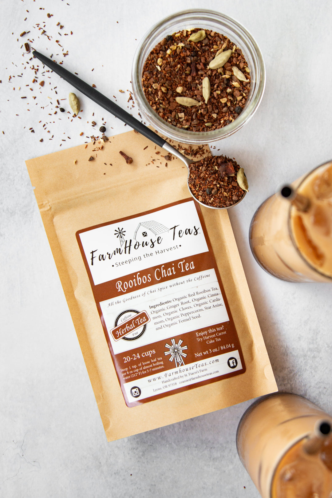 Rooibos Chai | Organic Loose Leaf Tea Blend - Farmhouse Teas