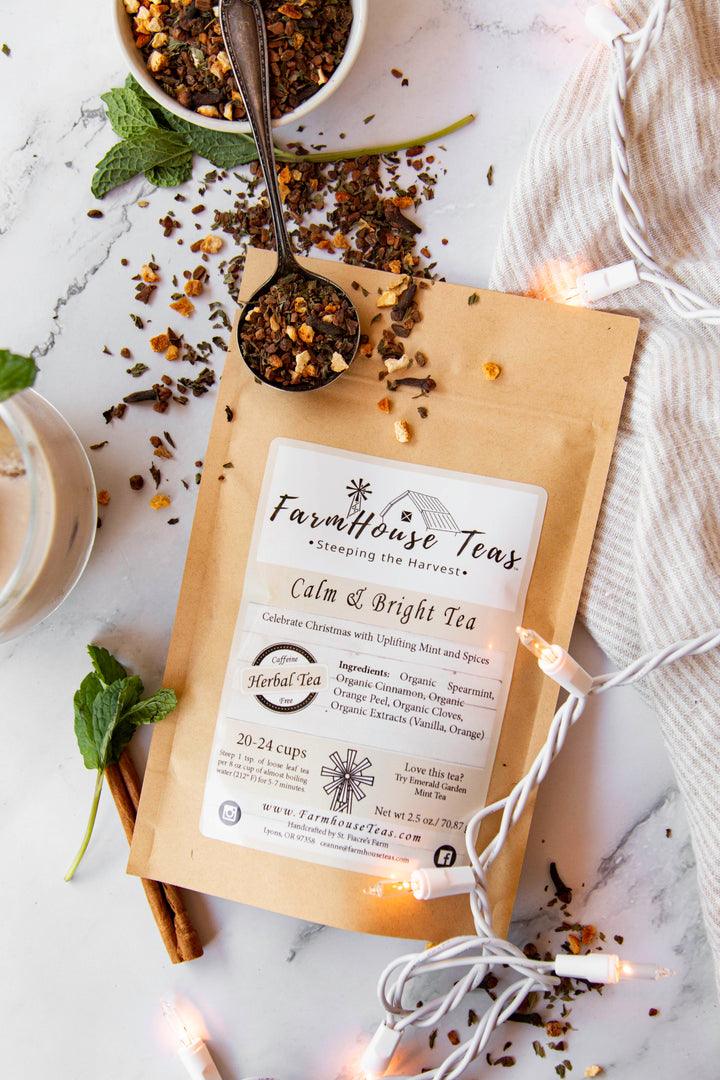 Calm & Bright Organic Loose Leaf Tea | Special Edition - Farmhouse Teas