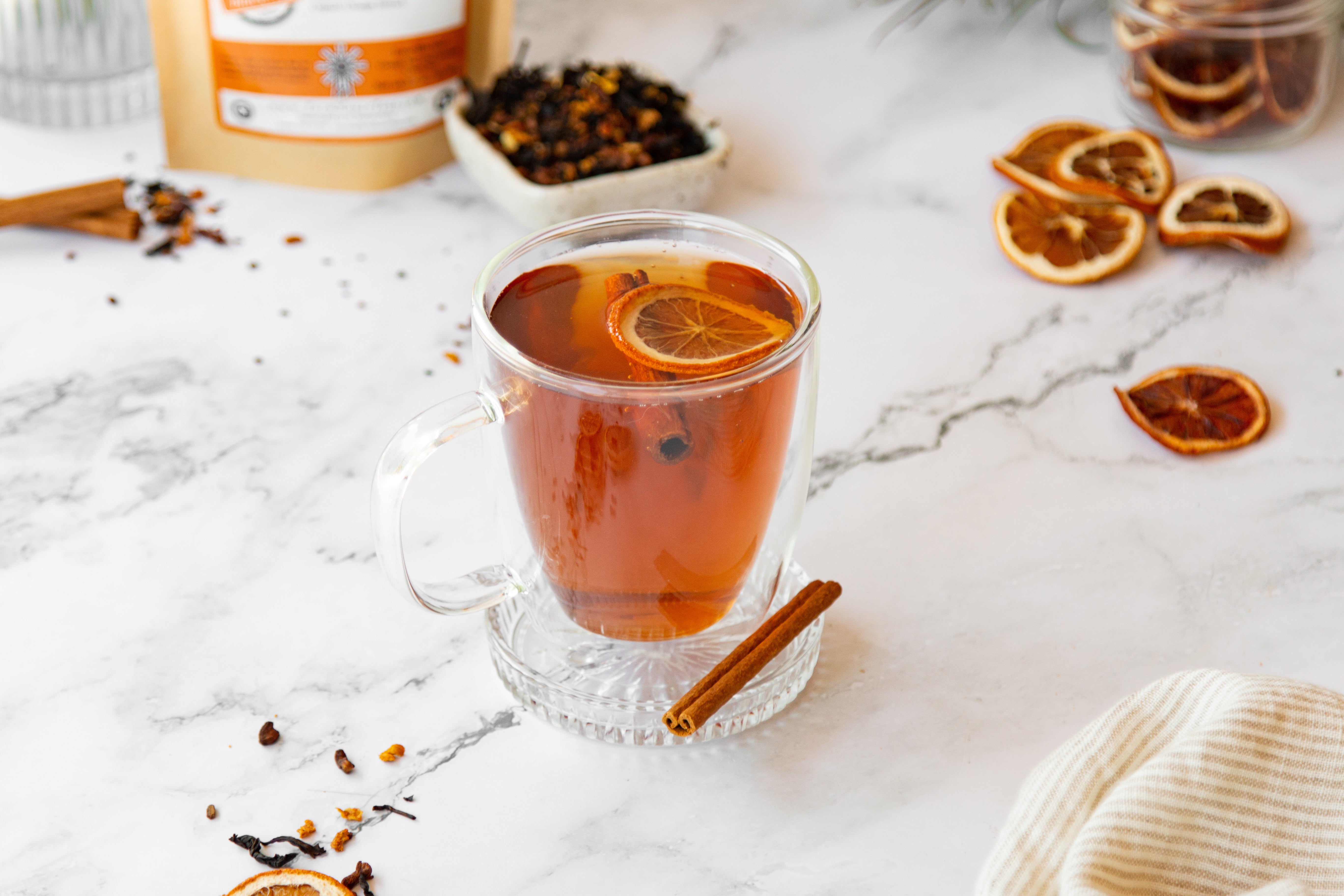 Orange Spice Loose Leaf Tea – Black & Oolong Tea with Citrus and