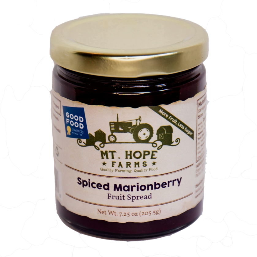 Spiced Marionberry Fruit Spread | Good Food Award Winner | Mt. Hope Farms - Farmhouse Teas