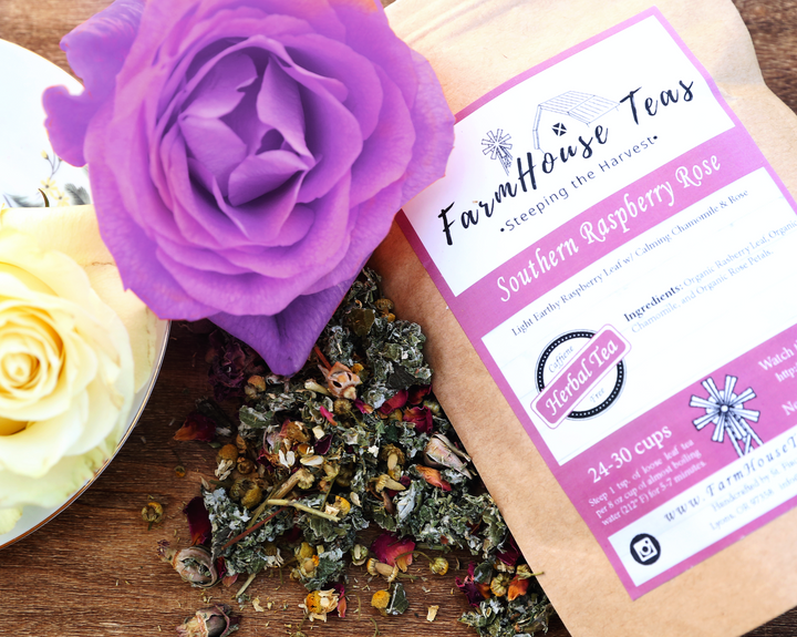 Southern Raspberry Rose Organic Loose Leaf Tea - Farmhouse Teas