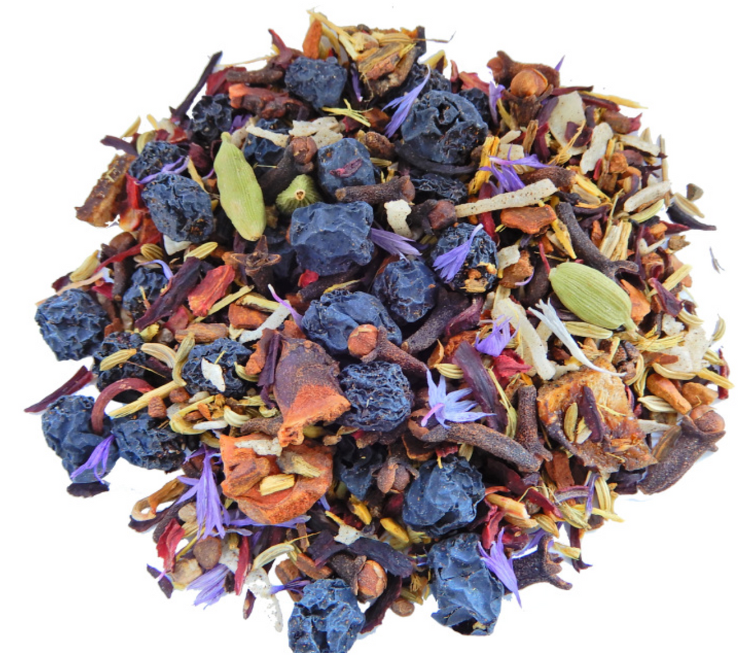 Aronia Plum Berry Organic Loose Leaf Tea | Seasonal - Farmhouse Teas