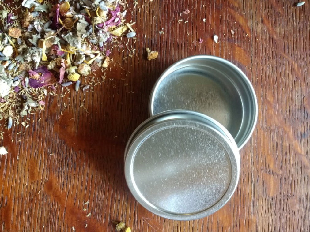 5 Pack - 1 oz Metal Tins (Empty) - Farmhouse Teas