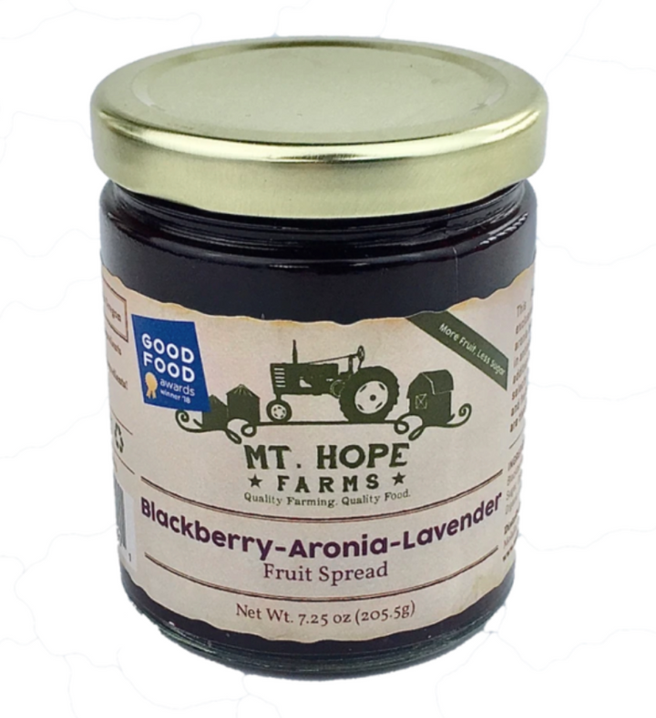 Blackberry -Aronia-Lavender Fruit Spread | Good Food Award Winner | Mt. Hope Farms - Farmhouse Teas