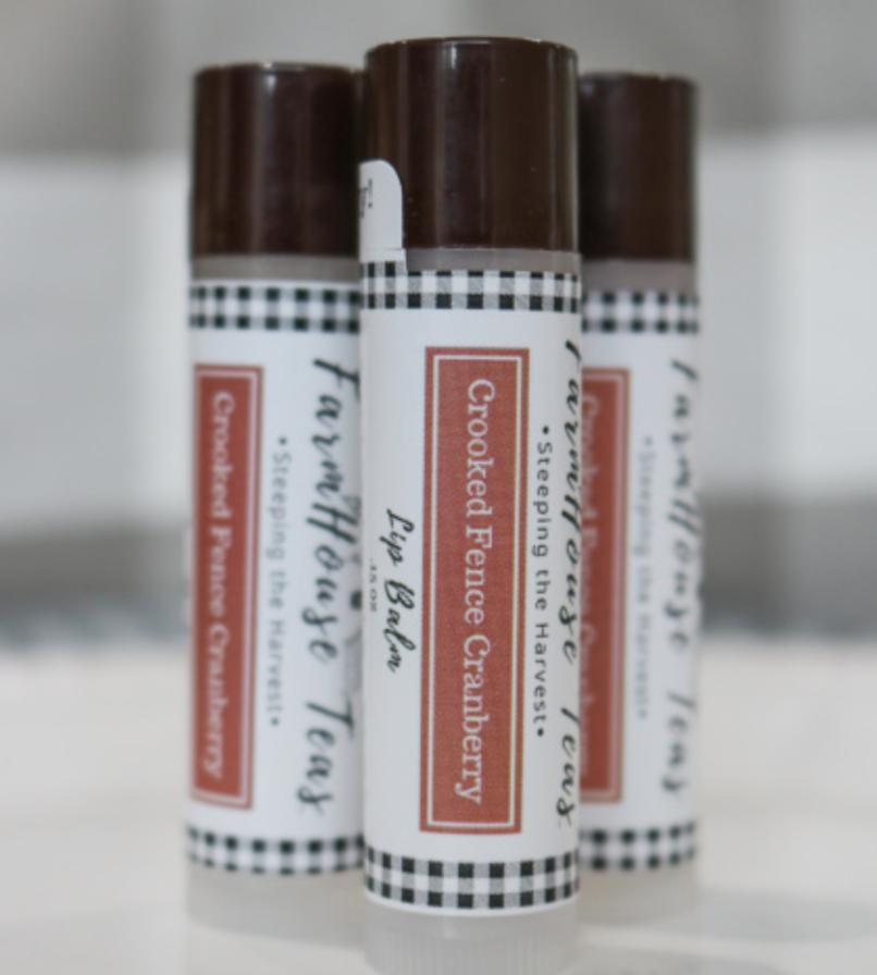 Crooked Fence Cranberry Lip Balm - Farmhouse Teas