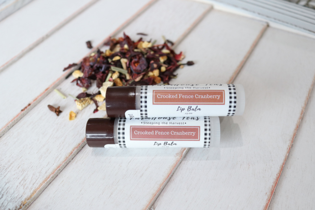 Crooked Fence Cranberry Lip Balm - Farmhouse Teas