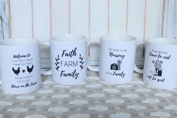 Faith Family Farm Mug - Farmhouse Teas