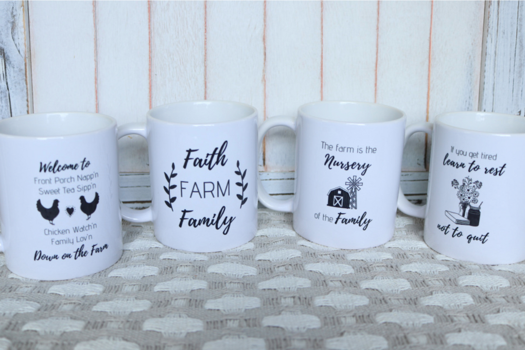 Faith Family Farm Mug - Farmhouse Teas