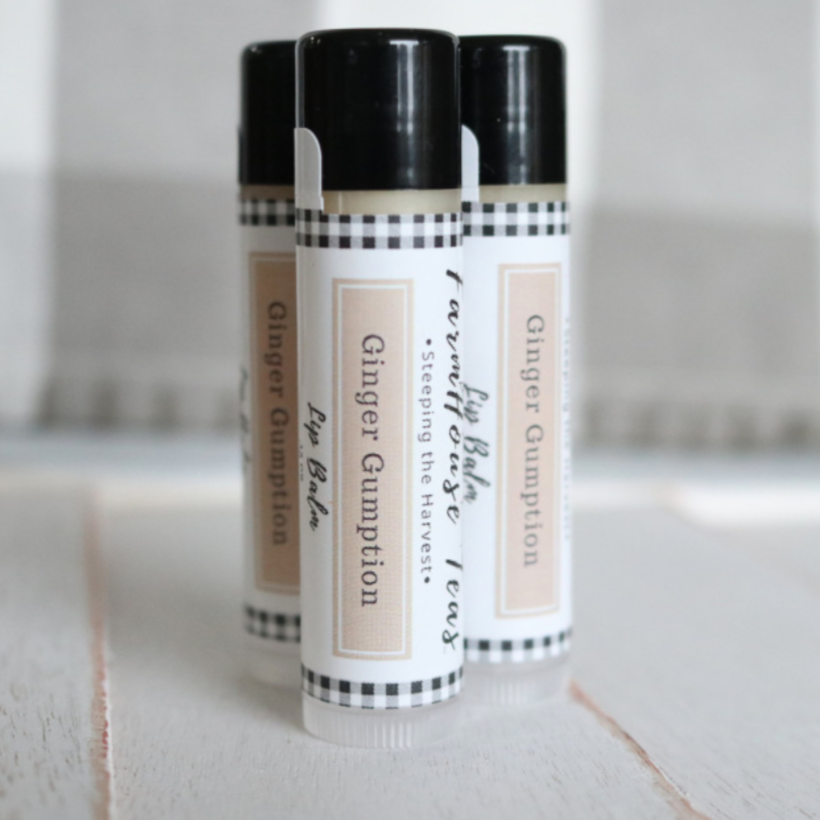 Ginger Gumption Lip Balm - Farmhouse Teas