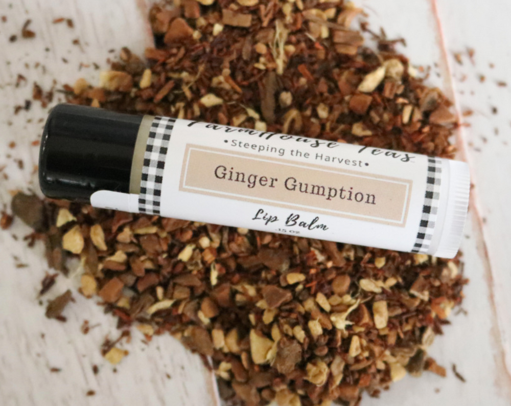 Ginger Gumption Lip Balm - Farmhouse Teas