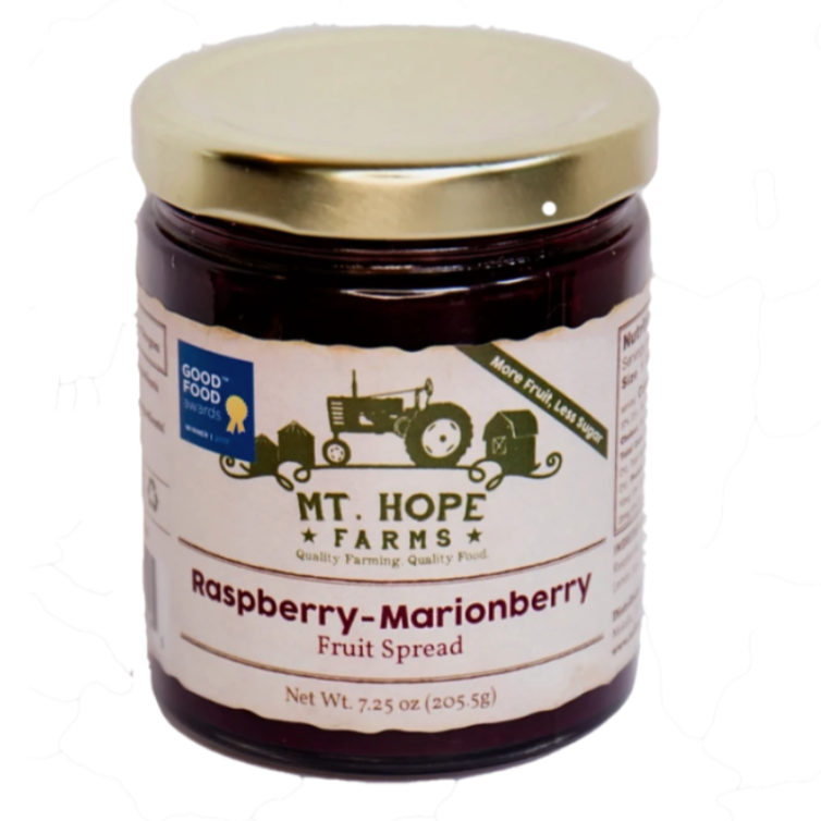 Raspberry Marionberry Fruit Spread | Mt. Hope Farms - Farmhouse Teas