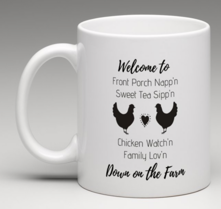 Welcome to the Front Porch Mug - Farmhouse Teas