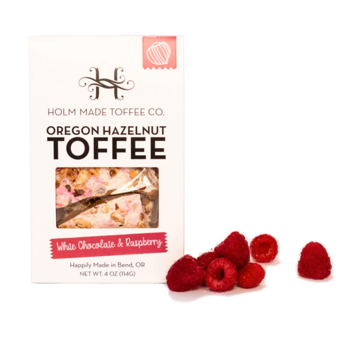 White Chocolate Raspberry | Holm Made Toffee - Farmhouse Teas