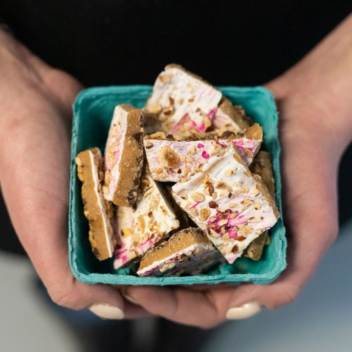 White Chocolate Raspberry | Holm Made Toffee - Farmhouse Teas