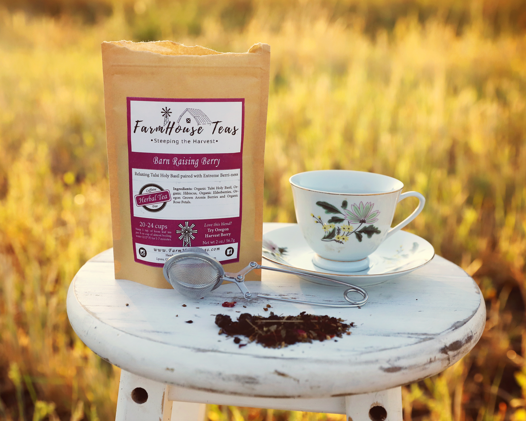 Barn Raising Berry Organic Loose Leaf Tea - Farmhouse Teas