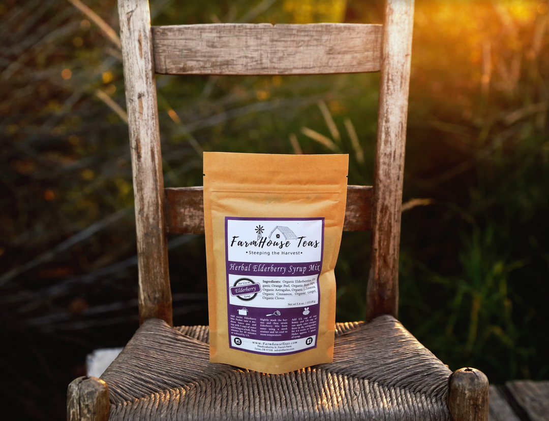 Herbal Elderberry Syrup Mix & Free Recipe E-book - Farmhouse Teas
