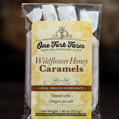 Wildflower Honey Caramels (One Fork Farm) - Farmhouse Teas