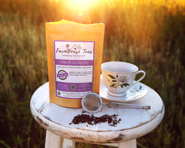 Creme De La Crop Grey Organic Loose Leaf Tea - Farmhouse Teas