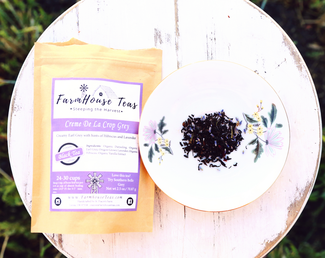 Creme De La Crop Grey Organic Loose Leaf Tea - Farmhouse Teas