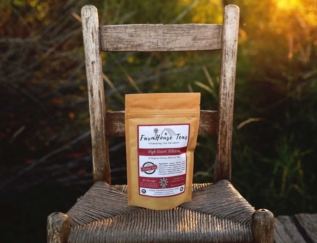 High Desert Hibiscus Organic Loose Leaf Tea | Best Iced Tea - Farmhouse Teas