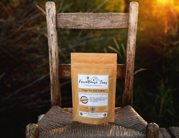 Orange You Glad Jasmine Organic Loose Leaf Tea - Farmhouse Teas