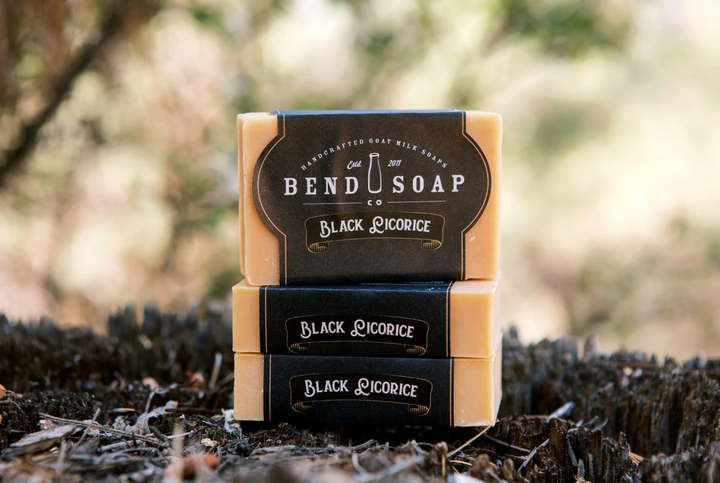 Black Licorice Goat Milk Soap | Bend Soap | Limited Edition - Farmhouse Teas