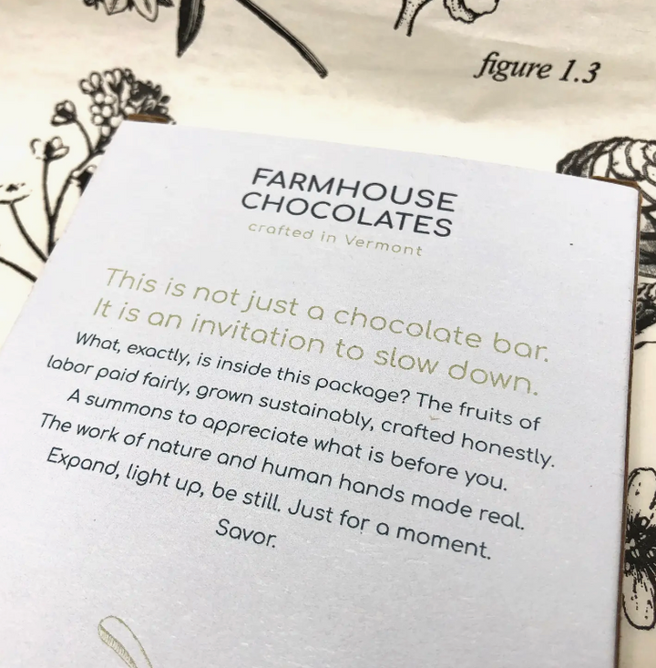 Cocoa Nib & Sea Salt Chocolate Bar | Farmhouse Chocolates - Farmhouse Teas