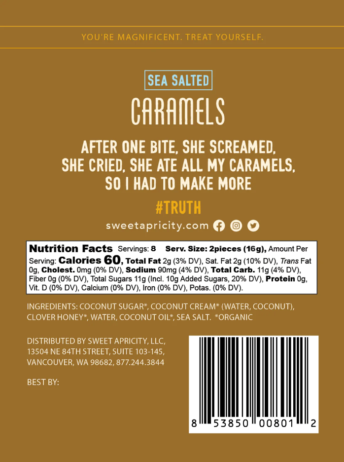 Sea Salted Caramels | AIP Diet / Paleo