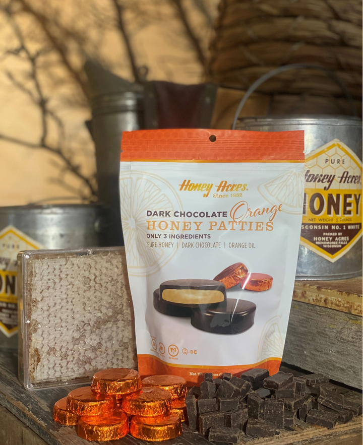 Orange Chocolate Honey Patties | Honey Acres