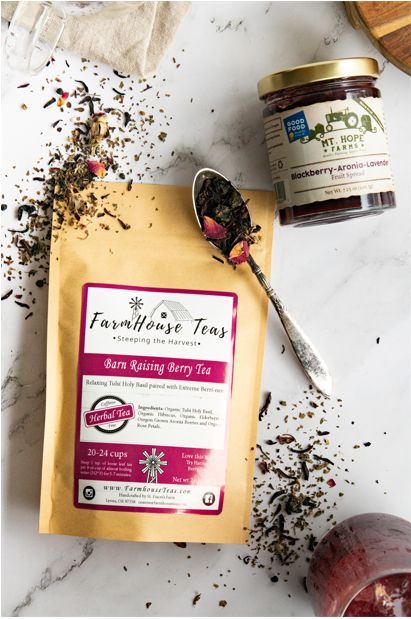 Barn Raising Berry Organic Loose Leaf Tea | Farmhouse Teas