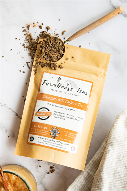 Plain Jane Not Coffee® | Organic Loose Leaf Tea - Farmhouse Teas