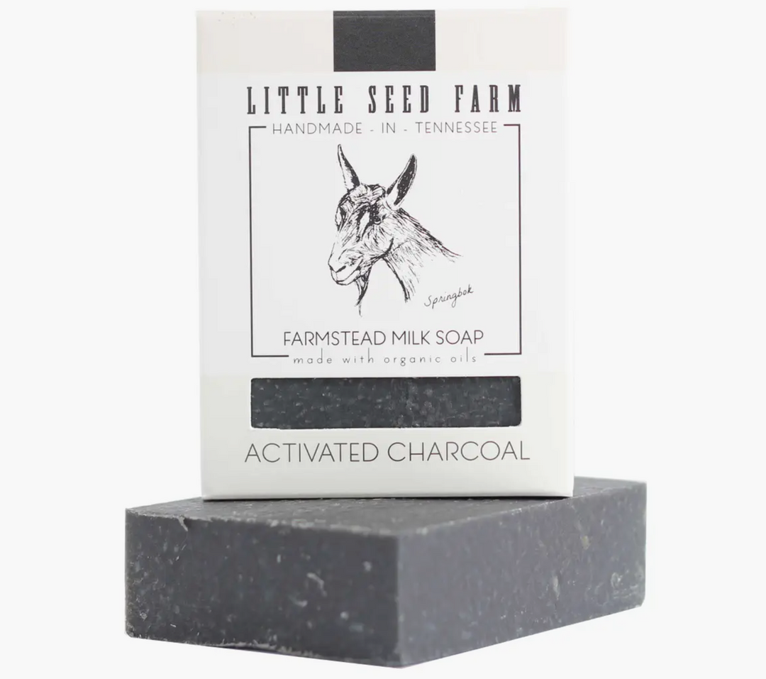 Activated Charcoal Facial And Body Bar Soap | Little Seed Farm