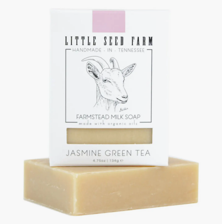 Jasmine Green Tea Bar Soap | Little Seed Farm