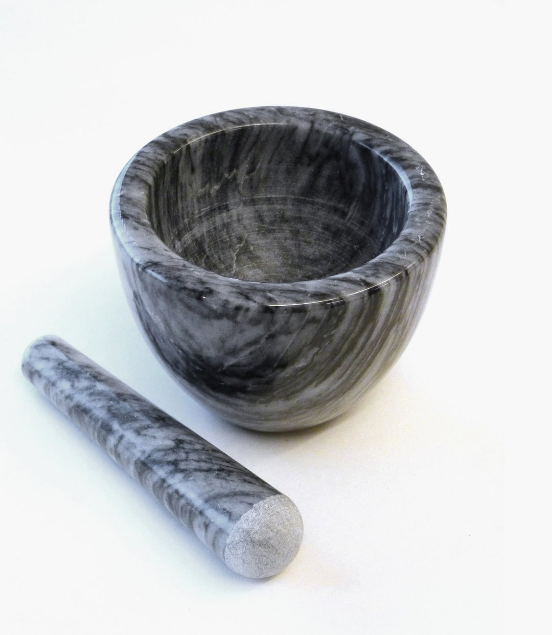 Dark Grey Marble Mortar and Pestle - Farmhouse Teas