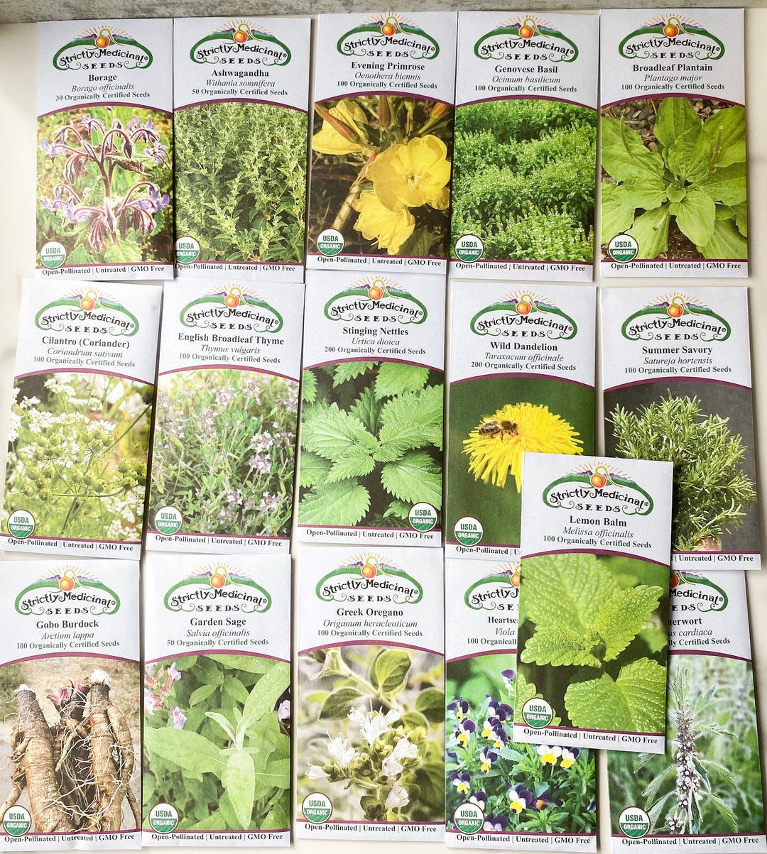 medicinal plants seeds online EXTRA Essentials Seed Set